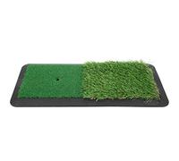 Sports Practice Mat 2 in 1 | Dual Turf Texture for Swing & Putt Training | Indoor/Outdoor/Backyard Use | Sturdy Rubber Base, 47x20 cm