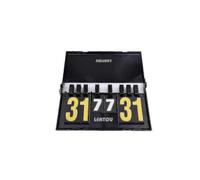 Sports Scoreboard 4 Digit Flip Portable Scoreboard for Competition Volleyball Badminton Table Tennis Football Basketball