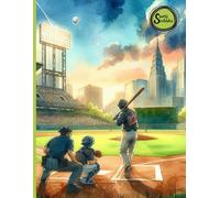 Sports Scribbles: Baseball Composition Notebook | Baseball Journal | 120 Wide-Ruled, Lined, White Pages
