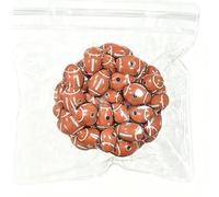 Sports Stress Ball, Soft and Bouncy Stress Ball, Portable Stress-Relief Toy for The Office Desk(Rugby Style Beaded)