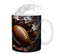 Sports Theme Drinkware - Casual Morning Mug, Kitchenware Gift, Ergonomic Handle Piece | Stylish Household Accessory, Ceramicware Item for Office Home Intake Refreshment