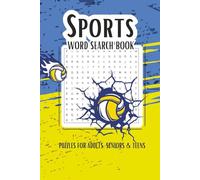 Sports Themed Word Puzzle Book: Sports Themed Word Searches with Easy to Read Print about Sports, Sport Game, Sport Lovers and More | 6x9 inches, x ... … Gift for Vacations, Holidays and Free Times