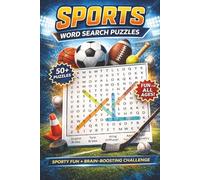 Sports Themed Word Search Puzzle Book: Word Searches with Easy to Read Print about Baseball, Football, Basketball, Soccer and More | 6X9 inches, 110 pages