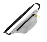Sports Waist Bag, Portable Travel Storage Waist Pouch,14.96x5.04 pulgadas Adjustable Sturdy Strap Phone Fanny Pack for Running, Hiking, Cycling, Outdoor Sports Casual Satchel, gris, ver descripción