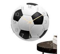 Sports Wall Clock - 3D Acrylic Football Tenis Basketball Shape, colgante decorativo Fun Accessory| Hangable Clocks With Lightweight Construction For Kids Rooms Home Living Room Decor