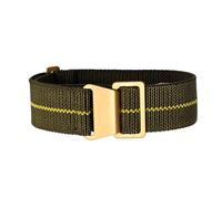 Sports Watch Strap 20mm 22mm Elastic Nylon Watch Band Water-proof Watch Strap for Men's Watch Wristband(Green Yellow G,22mm)
