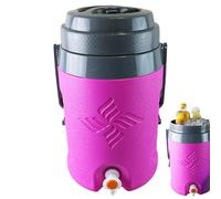 Sports Water Beverage Dispenser, 5.8L Insulated Drink Container, Portable Hydration Cooler with Carry Handle, Large Capacity Jar for Fishing Camping Beach Events Picnics Outdoor Dining Family
