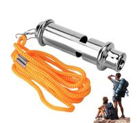 Sports Whistle For Coaches | Metal Referee Stainless Steel Loud Sound Gym Training With Lanyard, Professional Outdoor Indoor Gear Football, Soccer, Baloncesto, Fitness Sessions, Team Practice