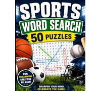 Sports Word Search: 50 Expert-Level Puzzles for True Fans: Hard 20×20 Grids Featuring Football, Basketball, Baseball, Tennis, Golf, and 45 More Sports Themes