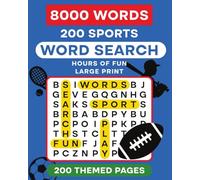 Sports Word Search: 8000 Words, 200 Sports!! Hours of fun! (GamPlan Collection)