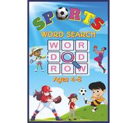 Sports Word Search: Ages 4-8 Word Search with Easy-to-Read Print about Sports and Fitness, Outdoor Activities, Physical Education and more | 6x9 ... per Puzzle | Gift for Holidays and Free Times