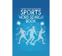 Sports Word Search Book - Large Print for Adults, Teens, and Seniors: 50+ Fun Word Find Puzzles Featuring Football, Soccer, Basketball, Baseball, Teams, Equipment, and More