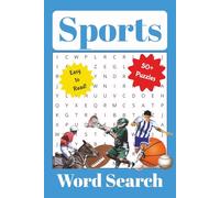 Sports Word Search Book: Puzzles about Basketball, Baseball, Lacrosse, and More | 6x9 inches, 110 pages | 50+ Puzzles… Gift for Vacations, Holidays and Spare Times