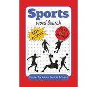 Sports Word Search Book: Word Search With Easy to Read Print About Sports, Basketball, Soccer, Baseball And More | 6x9 Inches, 110 Pages | 50+ Puzzles ... Gifts for Vacations, Holidays and Free Times