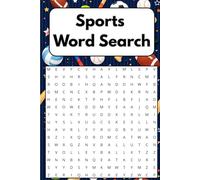 Sports Word Search for Adults and Teens: 50 Action-Packed Puzzles Featuring Football, Basketball, Baseball, Soccer & More