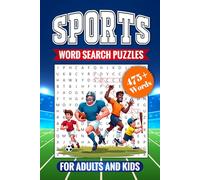 Sports Word Search Puzzle Book: Glossy Format | 100+ Pages of Fun Word Hunts | 50+ Themed Challenges with Football, Baseball, Basketball & more |