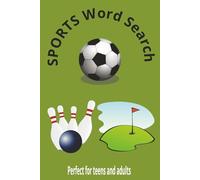 Sports Word Search Puzzle Book: Multi-Sport | Baseball | Football | Soccer | Golf