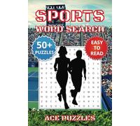 Sports Word Search Puzzle Book: Packed with over 50 puzzles featuring global sports, famous athletes, and essential gear, this book is perfect for unwinding while celebrating your favorite games.