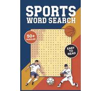 Sports Word Search Puzzle Book: Sports Word Search Puzzle Book: Word Searches with Easy to Read Print about Sports, Teams, Games and More | 6x9 ... … Gift for Vacations, Holidays and Free Time