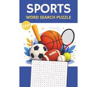 Sports Word Search Puzzle Book: Word Searches about Sports, Athletics, Training and more | easy to read | 6x9 inches | 90 pages | 45 puzzles | gift for vacations, holidays and relaxation