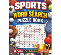 Sports Word Search Puzzle Book: Word Searches with Easy to Read Large Print about Sports including Soccer, Basketball, Baseball, Football, Tennis, and ... Gift for Vacations, Holidays, Free Times