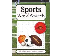 Sports word search puzzle book: Word Searches with Easy to Read Print about Baseball, Basketball, Football and More | 6x9 inches, 110 pages| 50+ Puzzles... Gift for Vacations, Holidays and Free Times