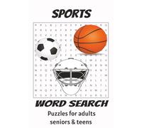 Sports word search puzzle book: Word searches with easy to read print about Sports | 6×9 inches, 110 pages | 50+ puzzles.... Gift for vacations, holidays and free times