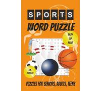 Sports Word Search Puzzle Book: Word Searches with Easy to Read Print about Sports, Athletics, Ball and More | 5.5x8.5 inches, 120 pages | 50+ Puzzles ... Gift for Vacations, Holidays and Free Time