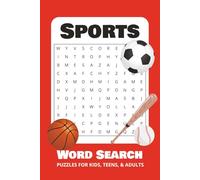 Sports Word Search Puzzle Book: Word Searches with Easy to Read Print about Sports, Athletics, Games, and More | 6x9 inches, 110 pages | 50+ Puzzles ... Gift for Vacations, Holidays, and Free Times