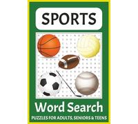 Sports Word Search Puzzle Book: Word Searches with Easy to Read Print about Sports, Athletics, Players, and More | 6x9 inches, 110 pages | 50+ Puzzles ... Gift for Vacations, Holidays and Free Times
