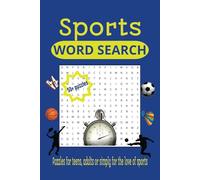 Sports Word Search Puzzle Book: Word Searches with easy to Read Print about Sports , baseball, football, ice hockey and More | for Teens, adults | 6x9 ... puzzles| Gift for Vacations and free times