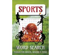 Sports Word Search Puzzle Book: Word Searches with Easy to Read Print about Sports, Football, American Football, Baseball, Basketball, Ice Hockey, ... - Gift for Vacations, Holidays and Free Times
