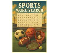Sports Word Search Puzzle Book: Word Searches with Easy-to-Read Print About Sports, Games, Fun Activities, and More | 6x9 Inches, 110 Pages, Printed ... - Great for Gifts, Relaxation, and Free Time
