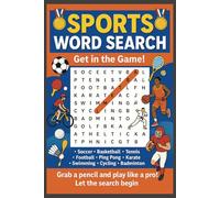 Sports Word Search Puzzle Book: Word Searches with Easy to Read Print about Sports, Hobbies and More | 6x9 inches, 110 pages | 50 + puzzle ... Gift for Vacation, Holiday, and Free Time