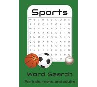 Sports Word Search Puzzle Book: Word Searches with Easy to Read Print about Sports, Soccer, Basketball, and More | 6x9 inches, 110 pages | 50+ Puzzles ... Gift for Vacations, Holidays, and Free Times