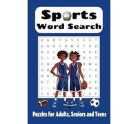 Sports Word Search Puzzle Book: Word Searches with Easy to Read Print about Sports, Team Sports, Athletics and More | 6x9 inches, 110 pages | 50+ ... Gift for Vacations, Holidays and Free Times