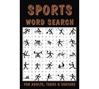 Sports Word Search Puzzle Book: Word Searches With Easy to Read Print About Sports, Teams, Players, and More | 6x9 Inches, 110 Pages | 50+ Puzzles … Gift for Vacations, Holidays, and Free Times.