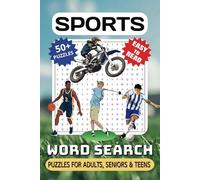 Sports Word Search Puzzle Book: Word Searches with Easy to Read Print, Sports Themed, Football, Basketball, Hockey, Golf and More | 6x9 inches, 110 ... Gift, Vacations, Holidays and Free Times
