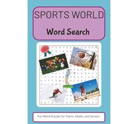 Sports Word Search Puzzles: Enjoy easy-to-read, sports-themed word searches featuring a wide range of activities like basketball, soccer, cricket and ... perfect companion for holidays & free times