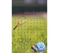 Sports Word Search: Word Search Book with Easy to Read Print | 6x9 inches, 110 pages | 50+ puzzles … Great For All Sports Fans