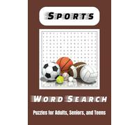 Sports Word Search: Word Search with Easy to Read Print about Sports | American Sports Word Search | Over 50 Puzzles