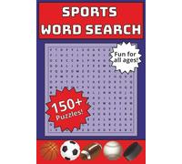 Sports Word Search: Word Searches with Easy-to-Read Print about Baseball, Football, Basketball, and More | 6x9 inches, 322 pages | 150+ puzzles … A ... Fans, Teams, Coaches, or Relaxing Free Time