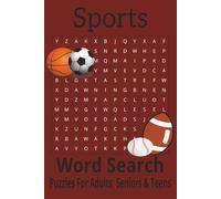 Sports: Word Searches with Easy to Read Print about Sports, Team Work, motivation and More | 6x9 inches, 110 pages | 50+ Puzzles ... Gift for Vacations, Holidays and Free Times.
