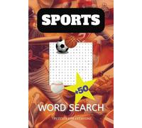 Sports Words Search Puzzle Book: Word Searches with Easy to Read Print about All Sports, Football, Basketball, Baseball and More | 6x9 inches, 110 ... Gift for Vacations, Holidays and Free Time