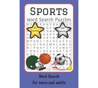 Sports Words Search Puzzles: Word Search Puzzles with Easy-to-Read Print about Sports Terms, Gear, Positions, Venues and Action Verbs | 6x9 in | 110 Pages | 55 Puzzles