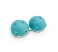 SPORTS WORLD VISION 1PC Estuche para Lentes De Contacto con Diseño De Hipopótamo Azul de | Caja contenedora con diseño de Animales | Caja Ligera y portátil para Guardar Lentes