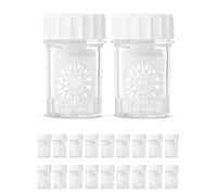 SPORTS WORLD VISION 20 Unidades Estuches Lentillas - Al por Mayor con Forma de Barril - Marcados CE & Aprobados por la FDA