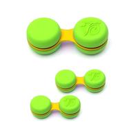 SPORTS WORLD VISION 3PC Estuche para Lentes de Contacto Color macarrón Verde | Estuche Compacto y portátil | Caja solución para Lentes de Contacto Duradera fácil Transportar con el Mismo Color