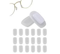 SPORTS WORLD VISION Almohadillas nasales rectangulares de silicona suave premium para gafas, 11mm ajuste cómodo a presión con 10 pares | Ideales para gafas graduadas & gafass