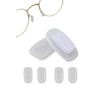 SPORTS WORLD VISION Almohadillas nasales rectangulares de silicona suave premium para gafas, 11mm ajuste cómodo a presión con 3 pares | Ideales para gafas graduadas & gafass